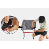 Maxbell Lightweight Camping Folding Chair Portable Camp Lounge Chair Gray