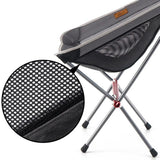 Maxbell Lightweight Camping Folding Chair Portable Camp Lounge Chair Gray