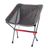 Maxbell Lightweight Camping Folding Chair Portable Camp Lounge Chair Gray