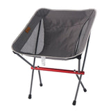 Maxbell Lightweight Camping Folding Chair Portable Camp Lounge Chair Gray