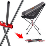 Maxbell Lightweight Camping Folding Chair Portable Camp Lounge Chair Gray