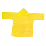 Maxbell Maxbell Disposable Raincoat Portable Hooded Rain Cover for Camping Fishing Yellow