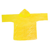 Maxbell Maxbell Disposable Raincoat Portable Hooded Rain Cover for Camping Fishing Yellow