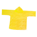 Maxbell Maxbell Disposable Raincoat Portable Hooded Rain Cover for Camping Fishing Yellow