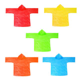 Maxbell Maxbell Disposable Raincoat Portable Hooded Rain Cover for Camping Fishing Yellow