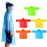 Maxbell Maxbell Disposable Raincoat Portable Hooded Rain Cover for Camping Fishing Yellow