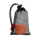 Maxbell Disposable Raincoat Portable Hooded Rain Cover for Camping Fishing Orange