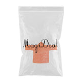 Maxbell Disposable Raincoat Portable Hooded Rain Cover for Camping Fishing Orange