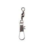 Maxbell Maxbell 200Pcs Fishing Swivels Barrel Swivel with Interlock Snap Connectors