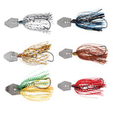 Maxbell 6pcs Fishing Skirt Lures Cheater Swimbaits Spinner Trolling Swim Baits Lure