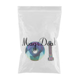 Maxbell Maxbell Alloy Bike Stem Headset Top Cap Threadless Cover and Steel Bolt Multicolor