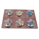 Maxbell Maxbell Alloy Bike Stem Headset Top Cap Threadless Cover and Steel Bolt Multicolor