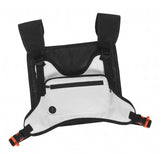 Maxbell Maxbell Sports Running Hunting Adjustable Chest Bag Multifunctional Front Pack White
