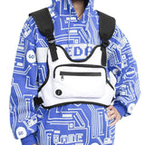 Maxbell Maxbell Sports Running Hunting Adjustable Chest Bag Multifunctional Front Pack White