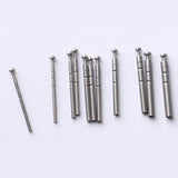 Maxbell Maxbell 5pcs Stainless Steel Rod Tip Top Swivel Rotating Ring Inner Diameter 1.3mm