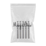 Maxbell Maxbell 5pcs Stainless Steel Rod Tip Top Swivel Rotating Ring Inner Diameter 1.3mm