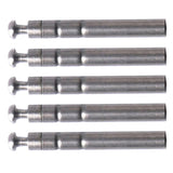 Maxbell Maxbell 5pcs Stainless Steel Rod Tip Top Swivel Rotating Ring Inner Diameter 1.6mm