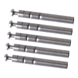 Maxbell Maxbell 5pcs Stainless Steel Rod Tip Top Swivel Rotating Ring Inner Diameter 1.6mm
