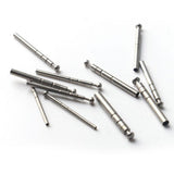 Maxbell Maxbell 5pcs Stainless Steel Rod Tip Top Swivel Rotating Ring Inner Diameter 1.8mm