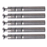 Maxbell Maxbell 5pcs Stainless Steel Rod Tip Top Swivel Rotating Ring Inner Diameter 1.8mm