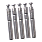Maxbell Maxbell 5pcs Stainless Steel Rod Tip Top Swivel Rotating Ring Inner Diameter 1.8mm