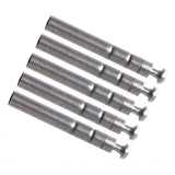 Maxbell Maxbell 5pcs Stainless Steel Rod Tip Top Swivel Rotating Ring Inner Diameter 1.8mm