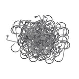 Maxbell 100pcs Worm Fishing Hooks Carbon Steel Jig Barbed Hook for Big Fish 3