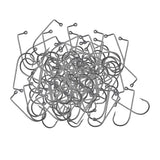 Maxbell 100pcs Worm Fishing Hooks Carbon Steel Jig Barbed Hook for Big Fish 01