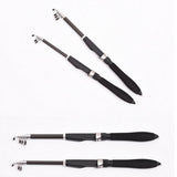 Maxbell Telescopic Fishing Pole Fiber Glass Fishing Rod Foldable Spinning Rod 1.6m