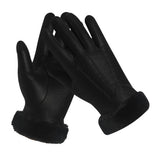 Maxbell Maxbell Windproof Cycling Gloves Winter Warm Touch Screen Gloves Women Black