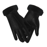 Maxbell Maxbell Windproof Cycling Gloves Winter Warm Touch Screen Gloves Women Black