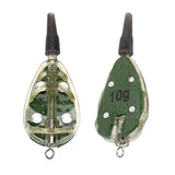 Maxbell Maxbell 2 Packs Inline Method Feeder Set Carp Fishing Tackle Bait Cage Carp Feeder A