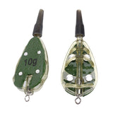 Maxbell Maxbell 2 Packs Inline Method Feeder Set Carp Fishing Tackle Bait Cage Carp Feeder A