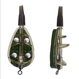 Maxbell Maxbell 2 Packs Inline Method Feeder Set Carp Fishing Tackle Bait Cage Carp Feeder A