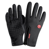 Maxbell Maxbell Nylon Windproof Fishing Hunting Cycling Gloves Winter Warm Gloves Black M