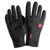 Maxbell Maxbell Nylon Windproof Fishing Hunting Cycling Gloves Winter Warm Gloves Black M