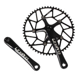 Maxbell Maxbell Bike 50-58T 9-11 Speed Crankset 170mm Crankarms 130BCD Chainring Black 56T