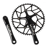 Maxbell Maxbell Bike 50-58T 9-11 Speed Crankset 170mm Crankarms 130BCD Chainring Black 56T