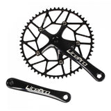 Maxbell Maxbell Bike 50-58T 9-11 Speed Crankset 170mm Crankarms 130BCD Chainring Black 56T