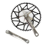 Maxbell Maxbell Bike 50-58T 9-11 Speed Crankset 170mm Crankarms 130BCD Chainring Silver 58T