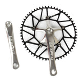 Maxbell Maxbell Bike 50-58T 9-11 Speed Crankset 170mm Crankarms 130BCD Chainring Silver 58T