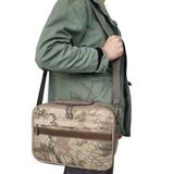 Maxbell Maxbell Fishing Tackle Bag Reel Lure Gear Reel Box Holdall Carryall Snake Camouflage
