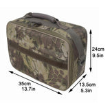 Maxbell Maxbell Fishing Tackle Bag Reel Lure Gear Reel Box Holdall Carryall Snake Camouflage