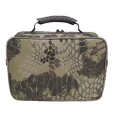 Maxbell Maxbell Fishing Tackle Bag Reel Lure Gear Reel Box Holdall Carryall Snake Camouflage