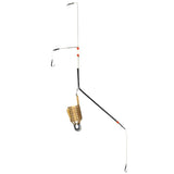 Maxbell Maxbell Plastic Fishing Feeder Basket Holder Fishing Bait Cage with 3 Line Hooks 50g