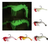 Maxbell Maxbell Lead Head Multi-jointed Shrimp Fishing Lure Red Yellow