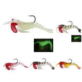 Maxbell Maxbell Lead Head Multi-jointed Shrimp Fishing Lure Red Yellow