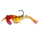 Maxbell Maxbell Lead Head Multi-jointed Shrimp Fishing Lure Red Yellow