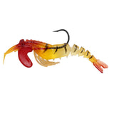 Maxbell Maxbell Lead Head Multi-jointed Shrimp Fishing Lure Red Yellow