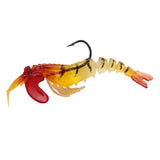 Maxbell Maxbell Lead Head Multi-jointed Shrimp Fishing Lure Red Yellow